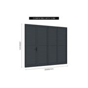 Bifold Shutter Wall For Caribbean Freestanding Pergola gallery detail image