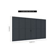 Bifold Shutter Wall For Caribbean Freestanding Pergola gallery detail image