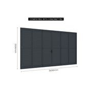 Bifold Shutter Wall For Caribbean Wall Mounted Pergola gallery detail image