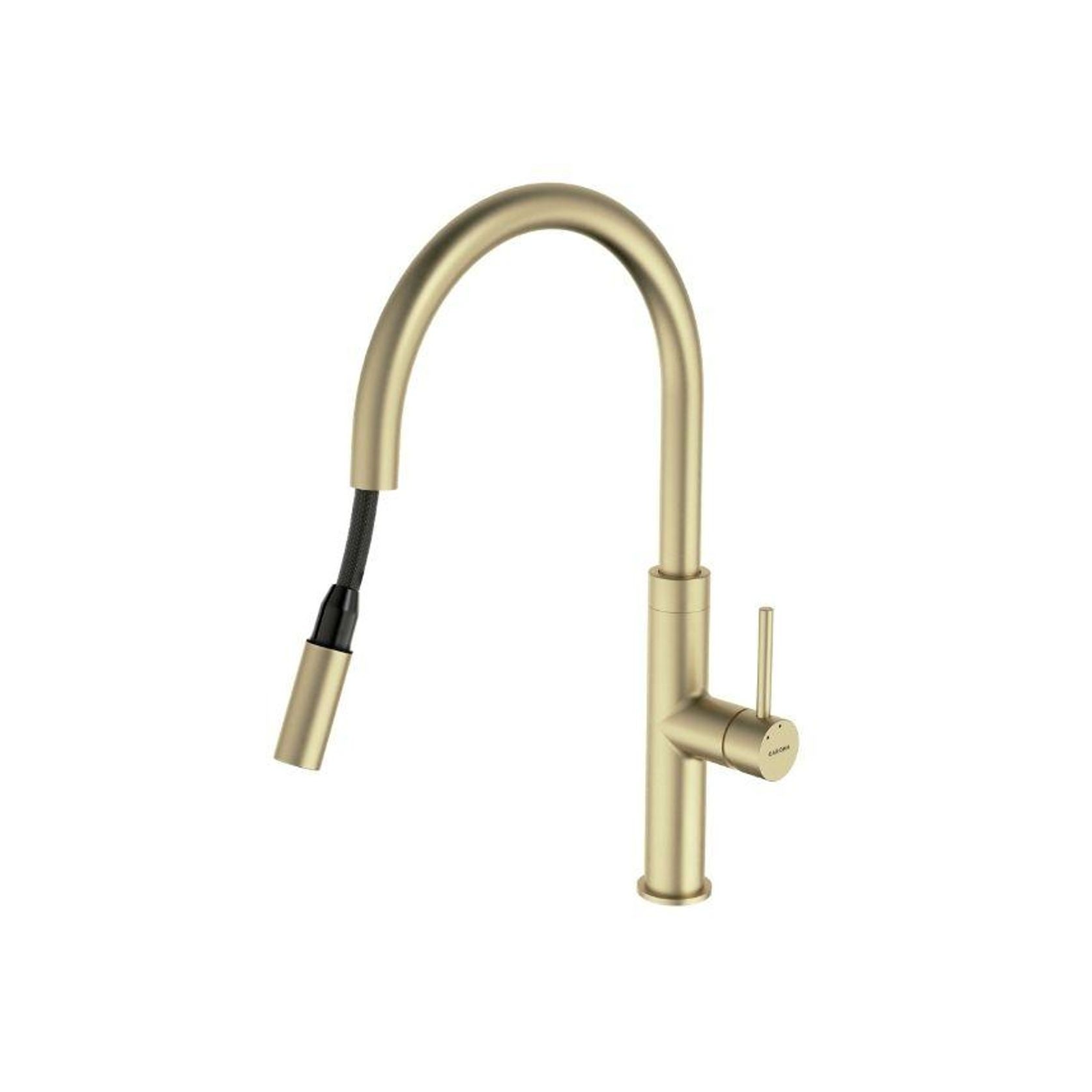 Caroma Liano II Pull Out Sink Mixer - Brushed Brass gallery detail image