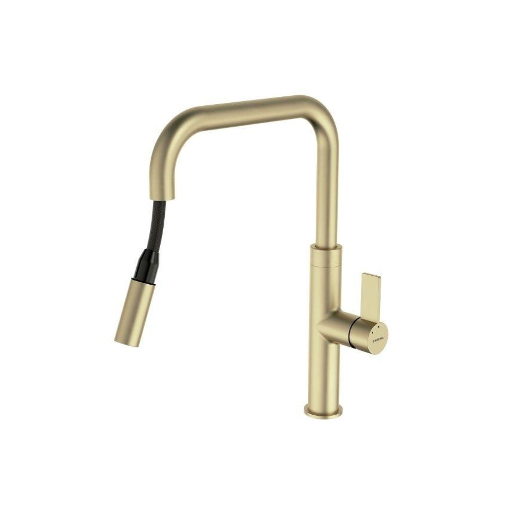 Caroma Urbane II Pull Out Sink Mixer - Brushed Brass gallery detail image