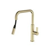 Caroma Urbane II Pull Out Sink Mixer - Brushed Brass gallery detail image
