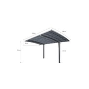 Cantilever Patio Cover 550x 280 x 316cm gallery detail image