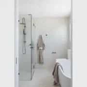 Elysian Gooseneck Shower Rail Set gallery detail image