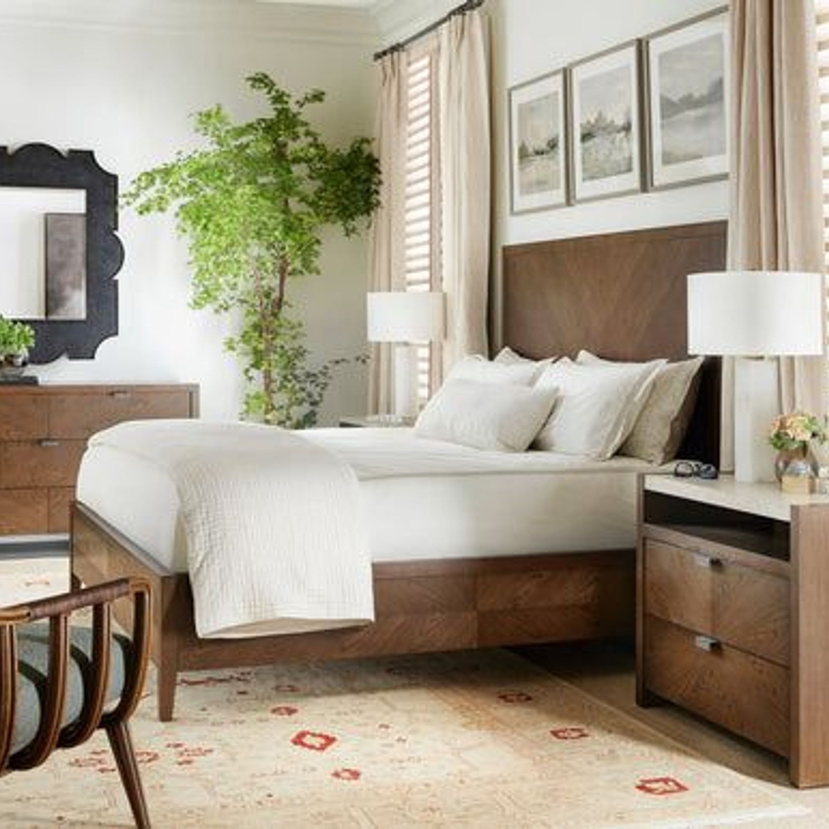 Theodore Alexander Catalina Two Drawer Nightstand gallery detail image