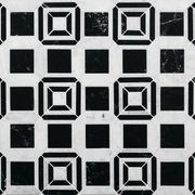 Labyrinth Channel Carrara & Nero Marble By Steve Cordony gallery detail image