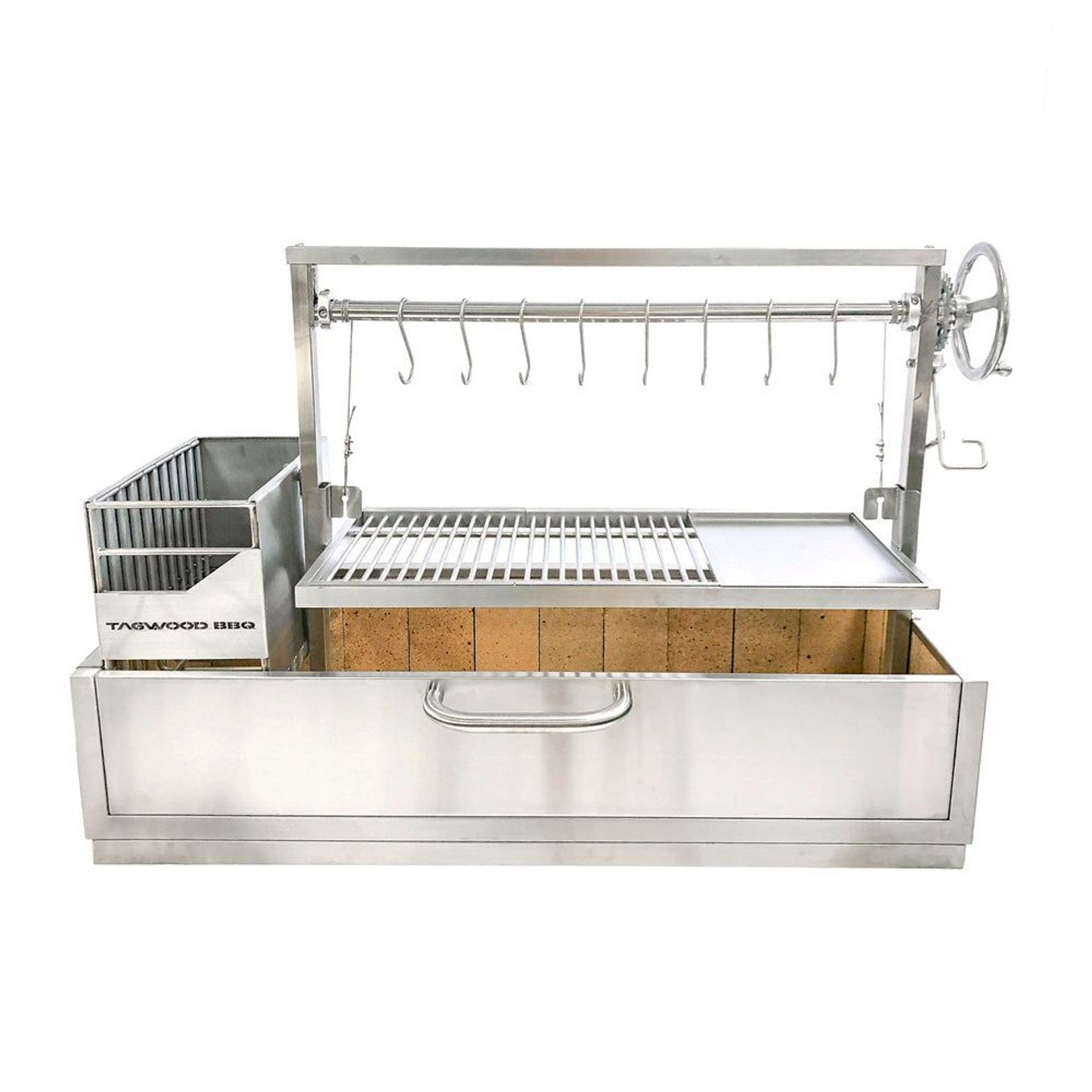 BBQ05SS Santa Maria Argentine Charcoal & Woodfired Parilla Grill gallery detail image