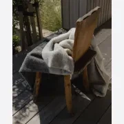 Weave Bayswater NZ Wool Throw Blanket - Charcoal gallery detail image