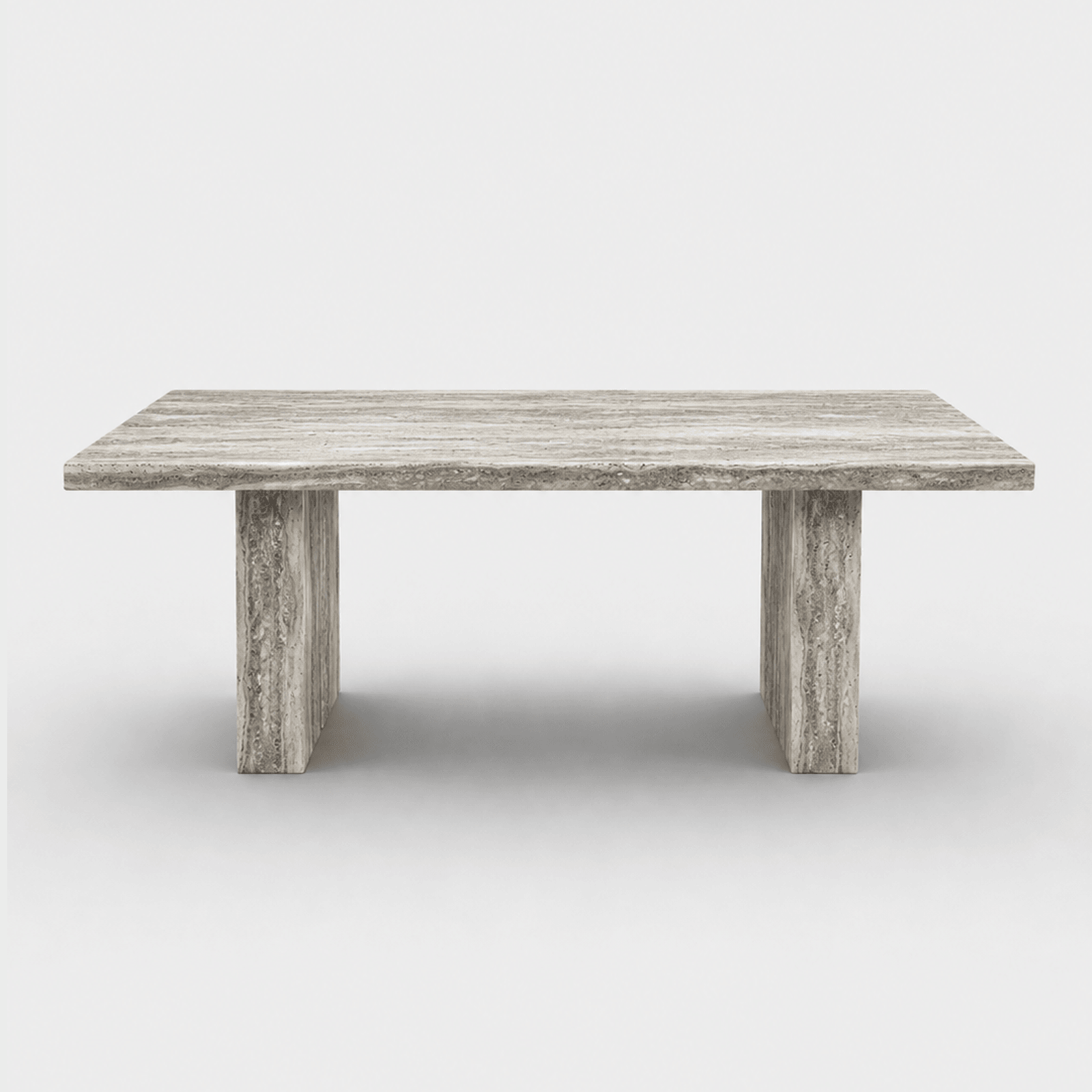 Sachi Dining Table - Silver Travertine gallery detail image