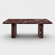 Sachi Dining Table - Rosso Levanto Marble gallery detail image