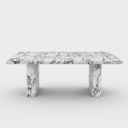 Sachi Dining Table - Viola Calacatta Marble gallery detail image