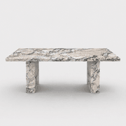 Sachi Dining Table - Milky Blue Marble gallery detail image