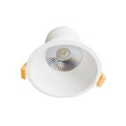 Martec Class II 10W Tricolour LED Downlight - Matt White gallery detail image