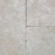 12mm Classic Linen Travertine French Pattern Tiles - Tumbled & Unfilled - Select Grade gallery detail image