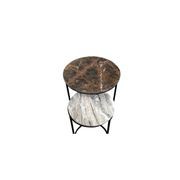 Classic Nested Side Tables (Green Forest & Fantasy Brown Marble) gallery detail image