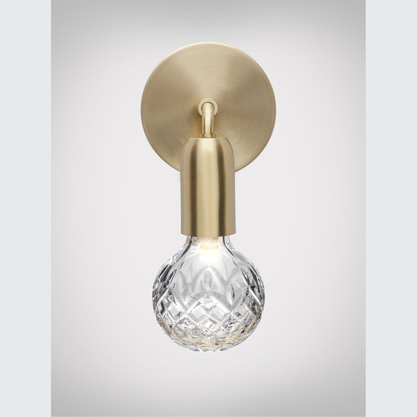 Clear Crystal Bulb wall light gallery detail image