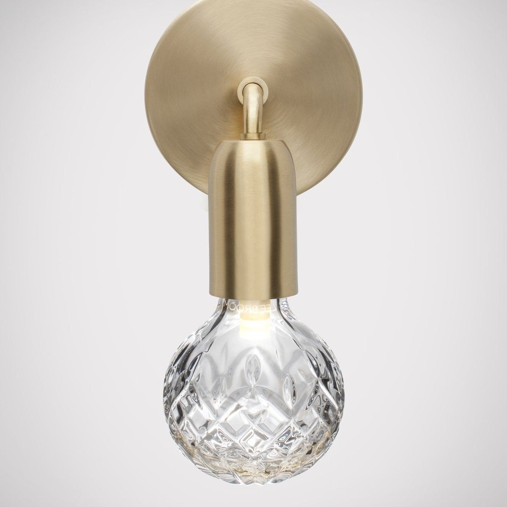 Clear Crystal Bulb wall light gallery detail image
