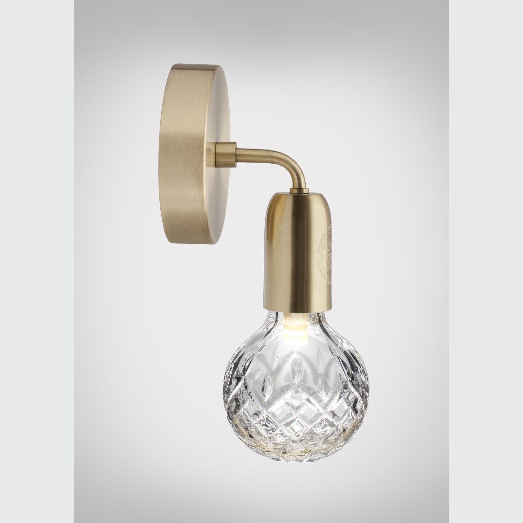Clear Crystal Bulb wall light gallery detail image