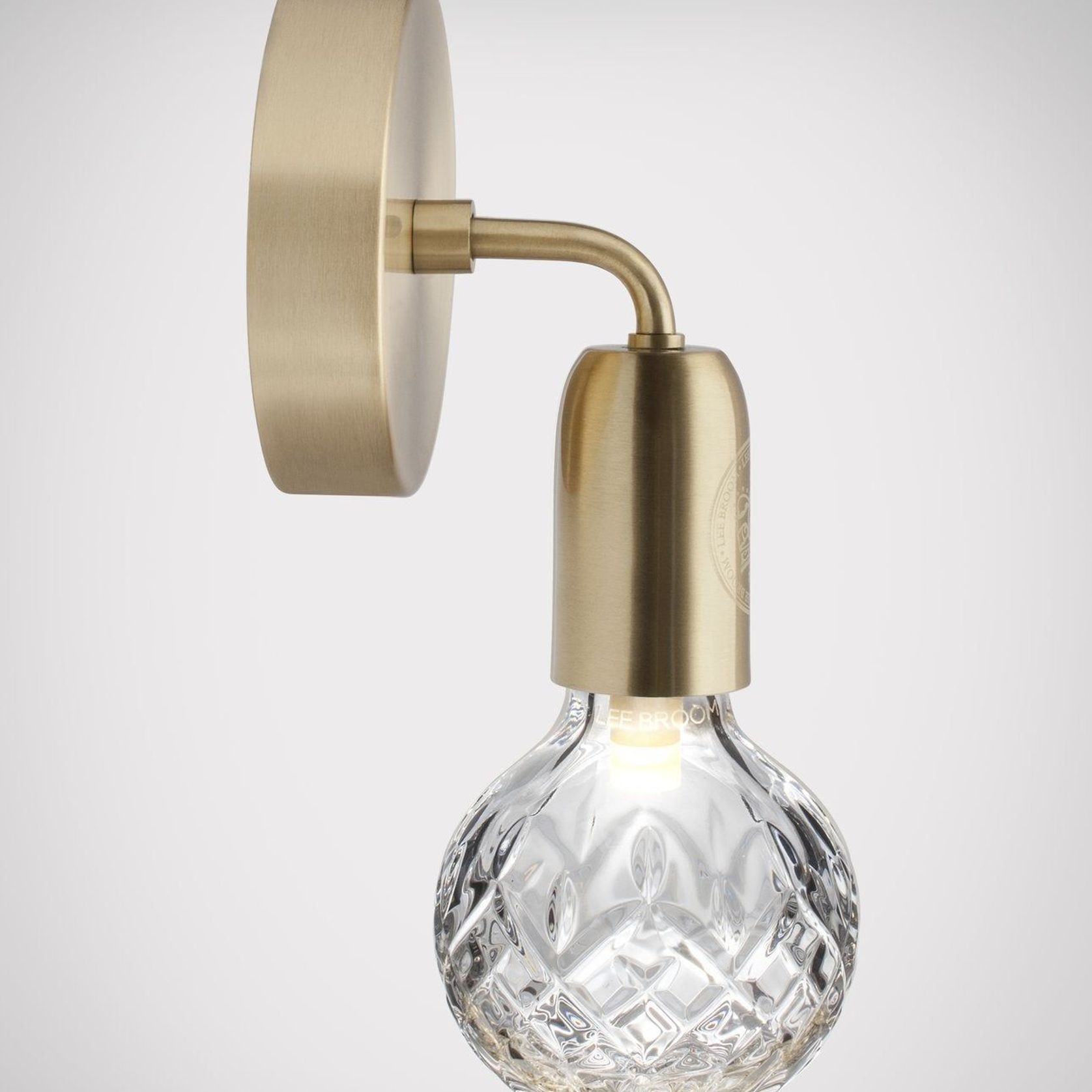 Clear Crystal Bulb wall light gallery detail image