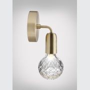 Clear Crystal Bulb wall light gallery detail image