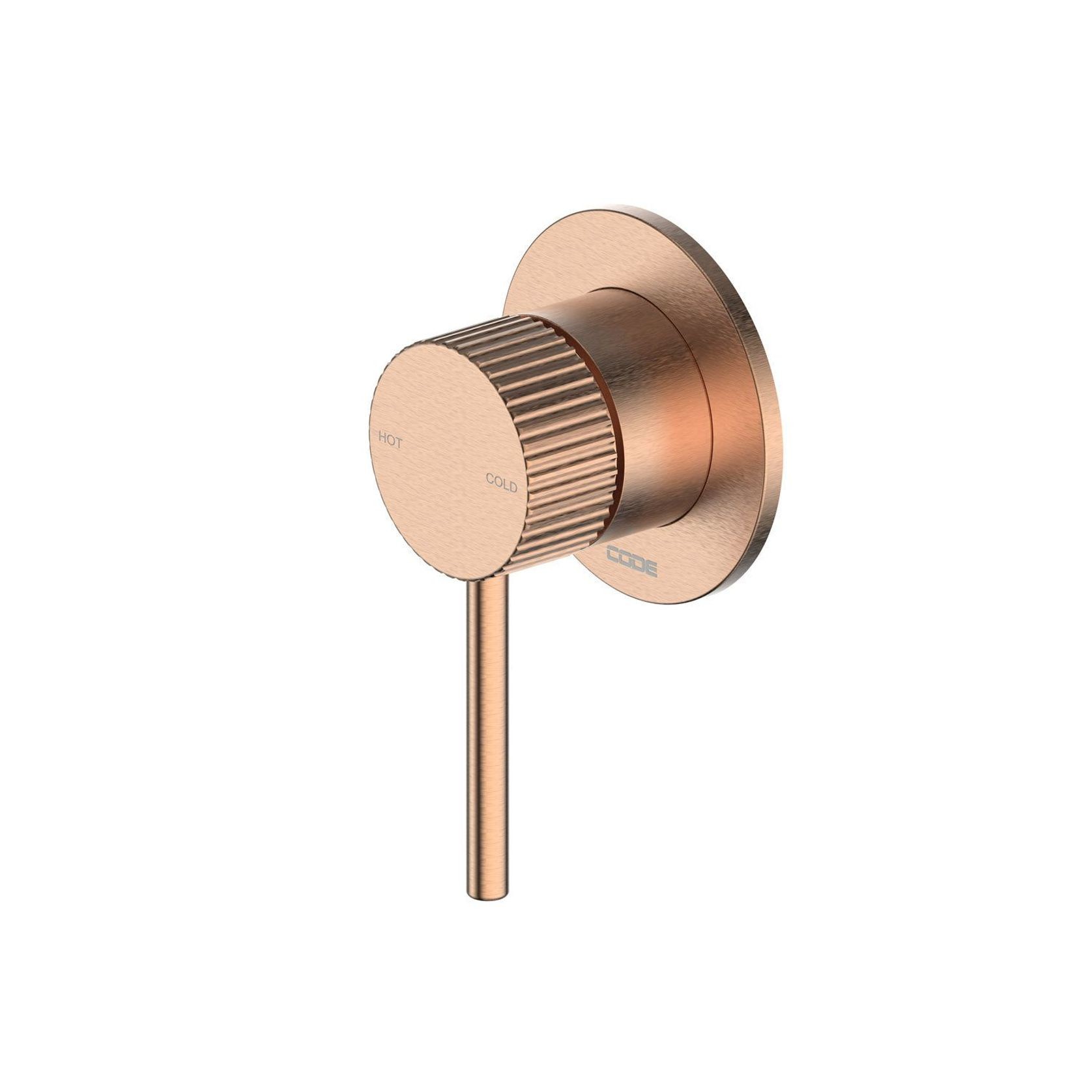 CODE Nature Piper Shower Mixer | Textured Handle gallery detail image