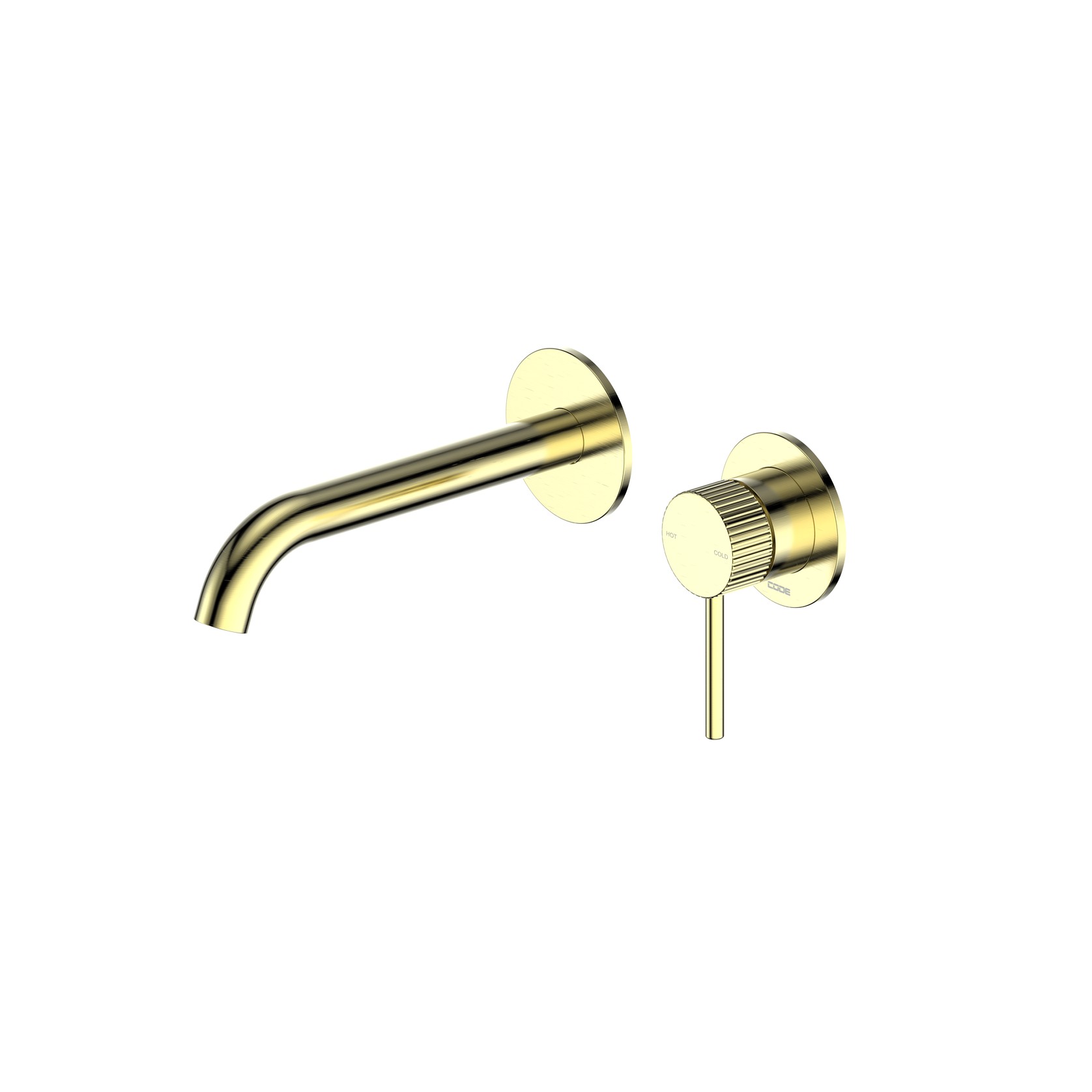 Code Nature Lineare Wall/Basin Mixer | Textured Handle gallery detail image