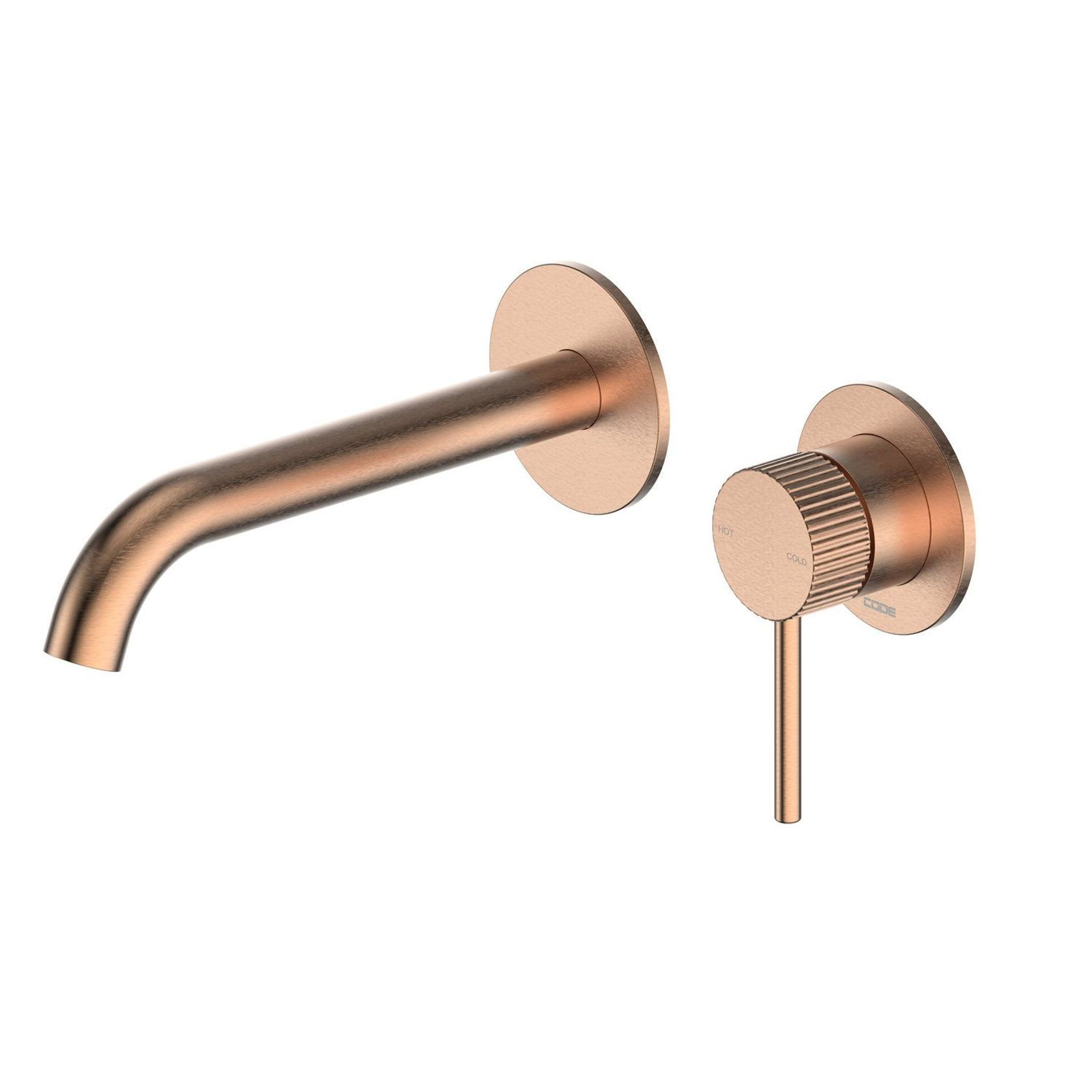 CODE Nature Piper Wall &Amp; Basin Mixer | Textured Handle gallery detail image