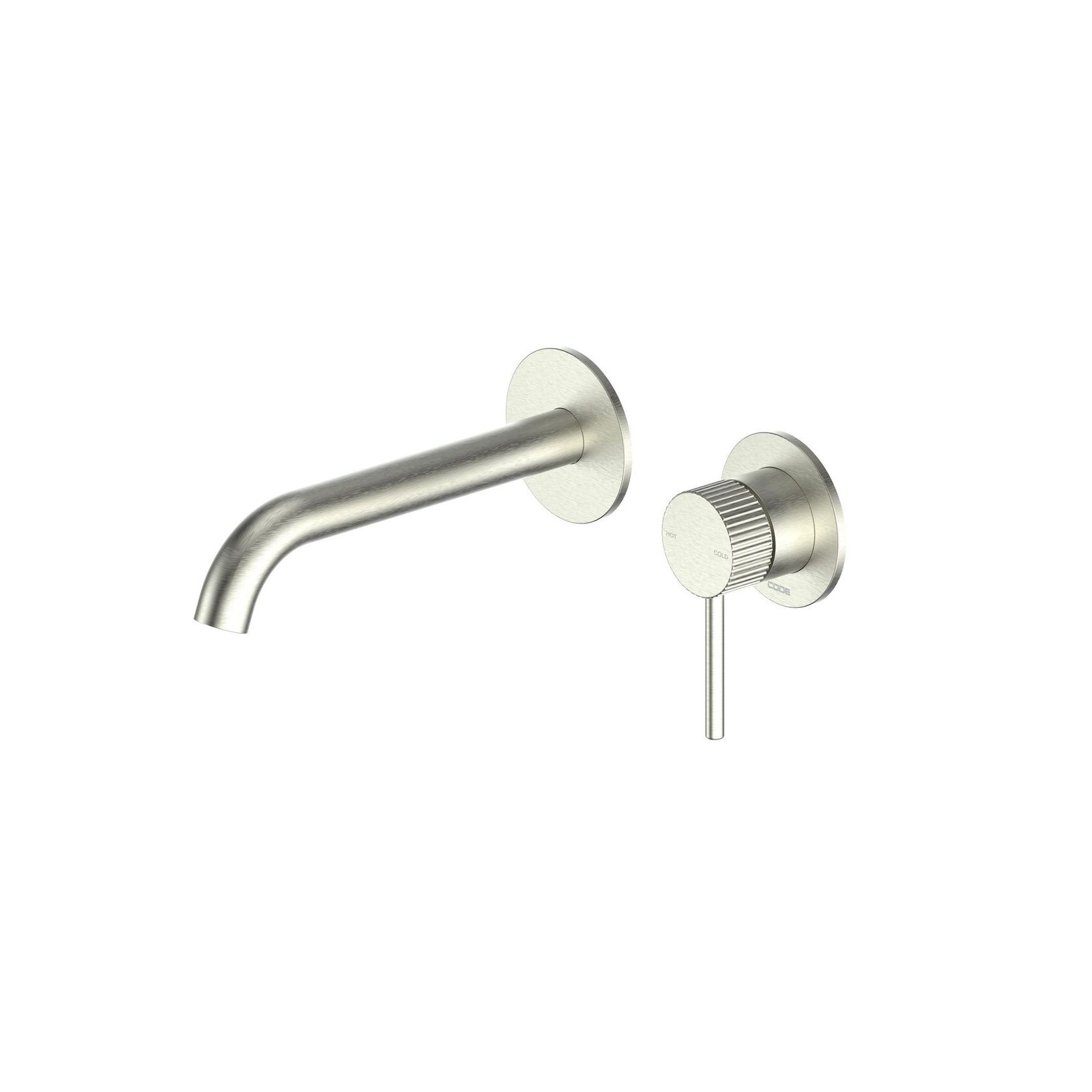 Nature Piper Wall & Basin Mixer | Textured Handle gallery detail image