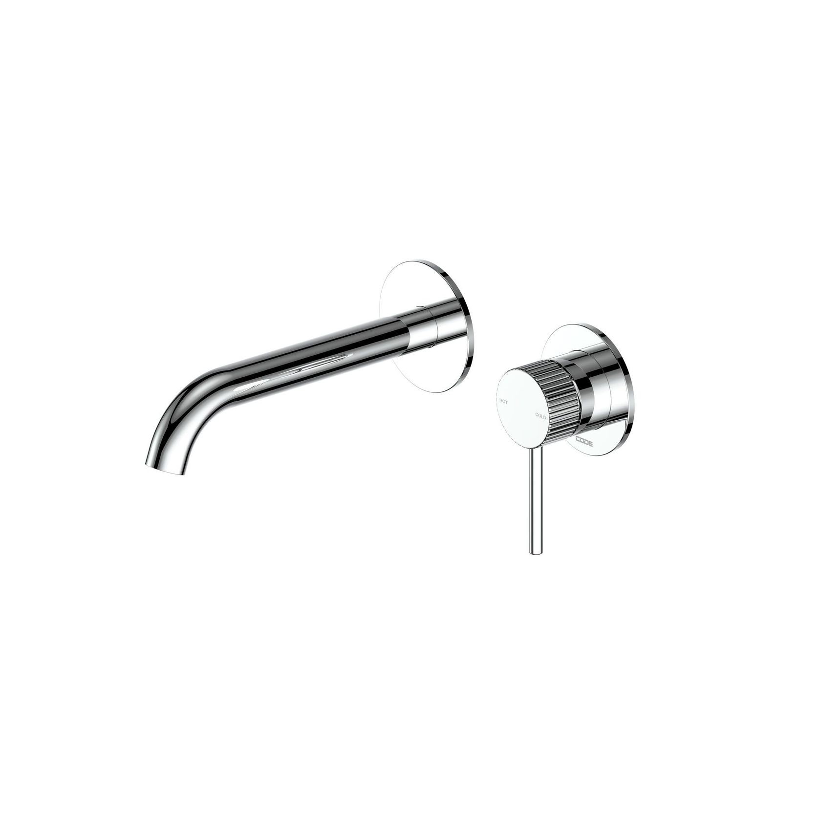 Nature Piper Wall & Basin Mixer | Textured Handle gallery detail image