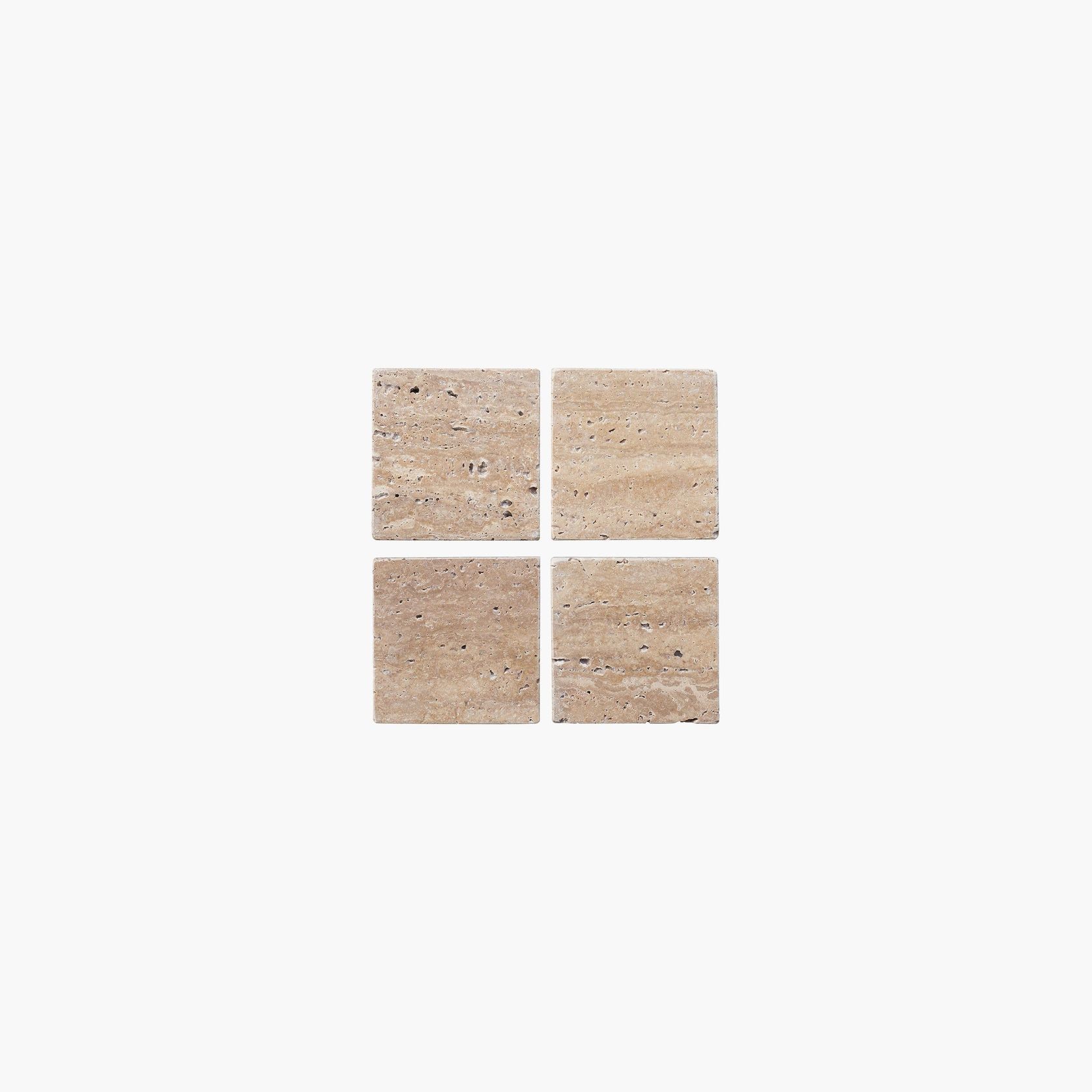 Travertine Kora Round Dining Table gallery detail image