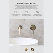 Piccola Tall Basin Mixer Tap - Brushed Nickel gallery detail image