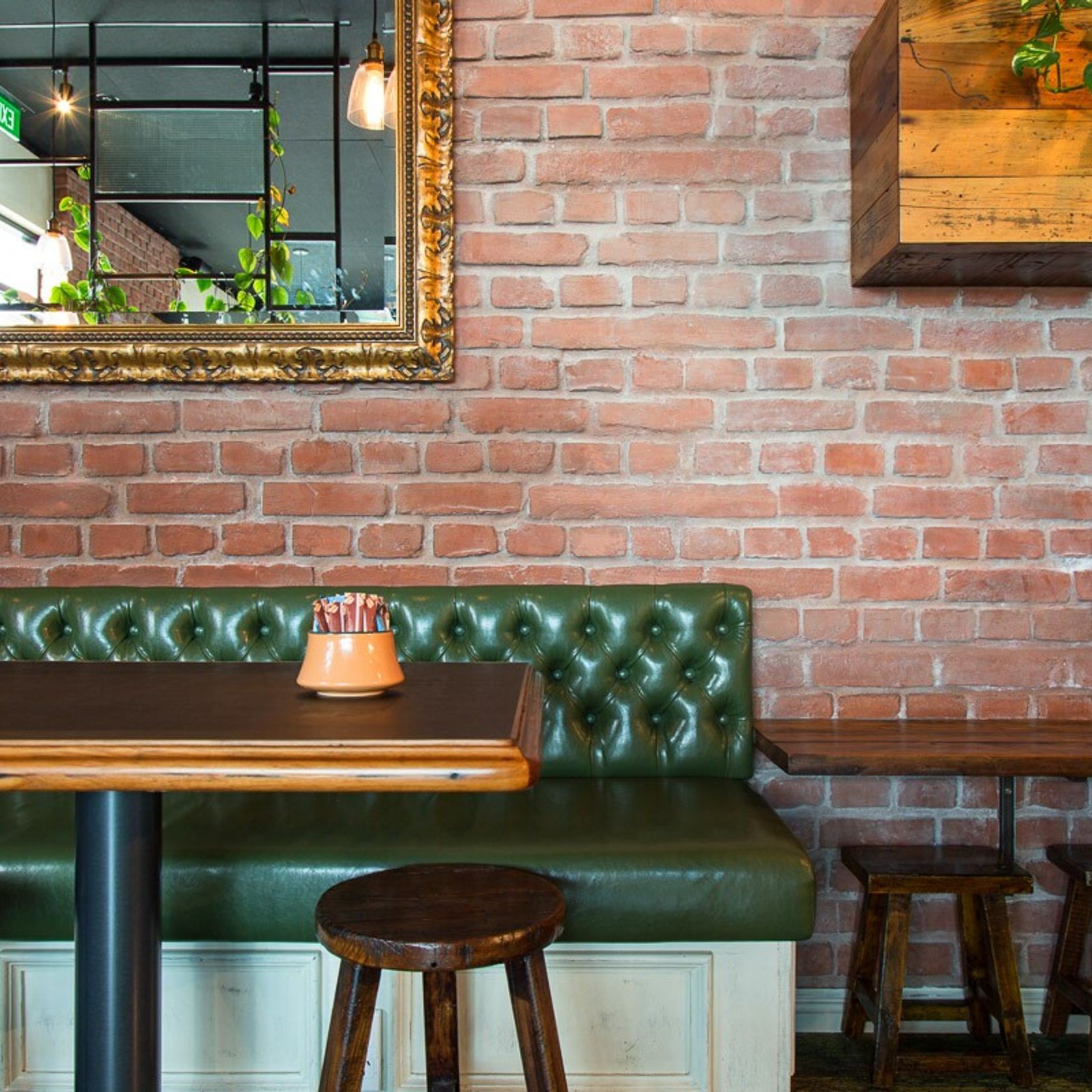 Loft Brick Wall Panels by Muros | Burnt Red gallery detail image