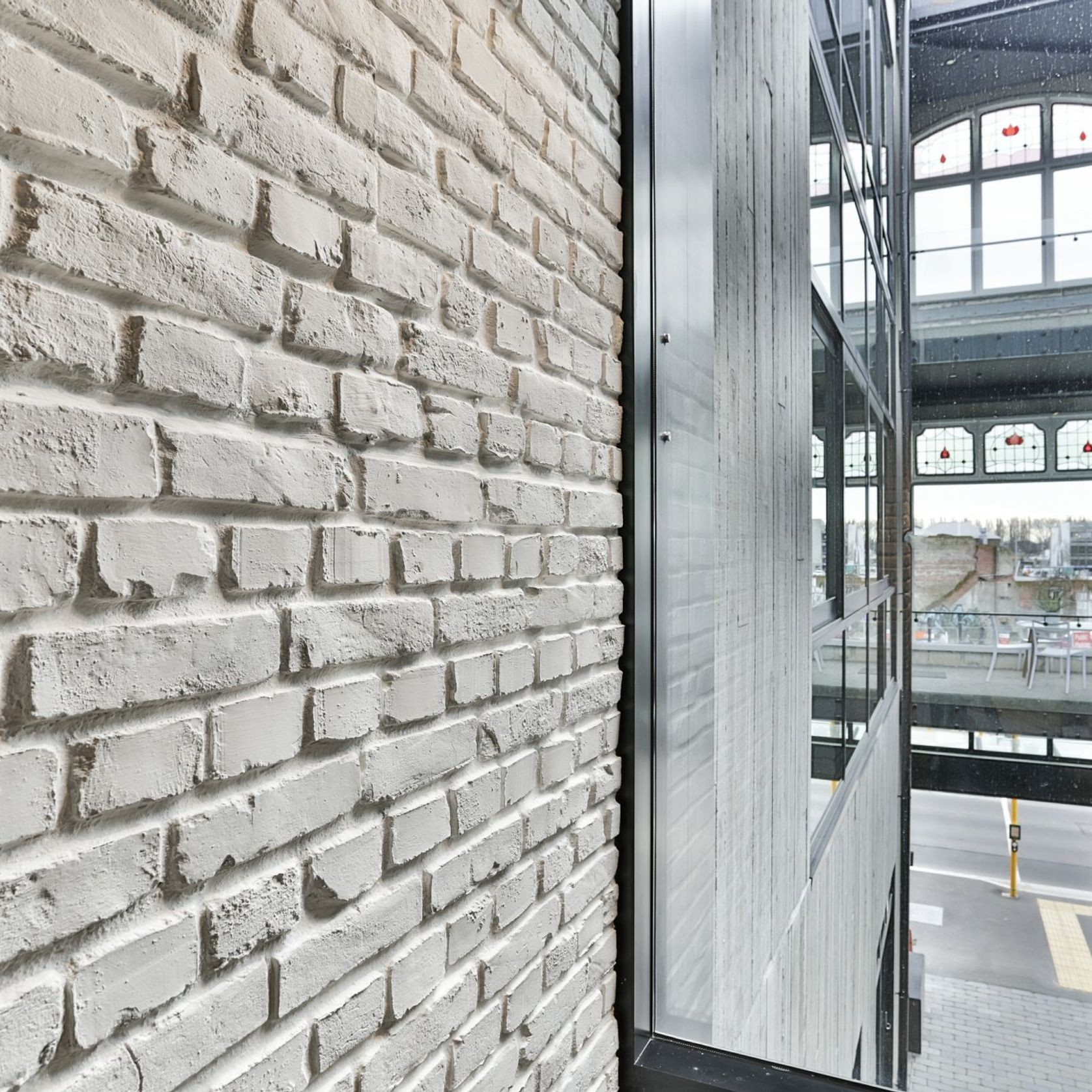 Loft Brick Wall Panels by Muros | White Brick Tiles gallery detail image
