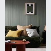 Weave Home European Linen Como Cushion - Moss | Square and Lumbar | Three Sizes gallery detail image