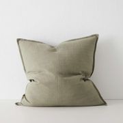 Weave Home European Linen Como Cushion - Caper | Three Sizes gallery detail image