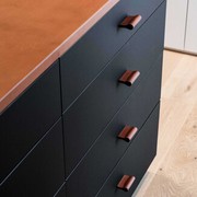 Premium Como Leather Pull - Tan gallery detail image