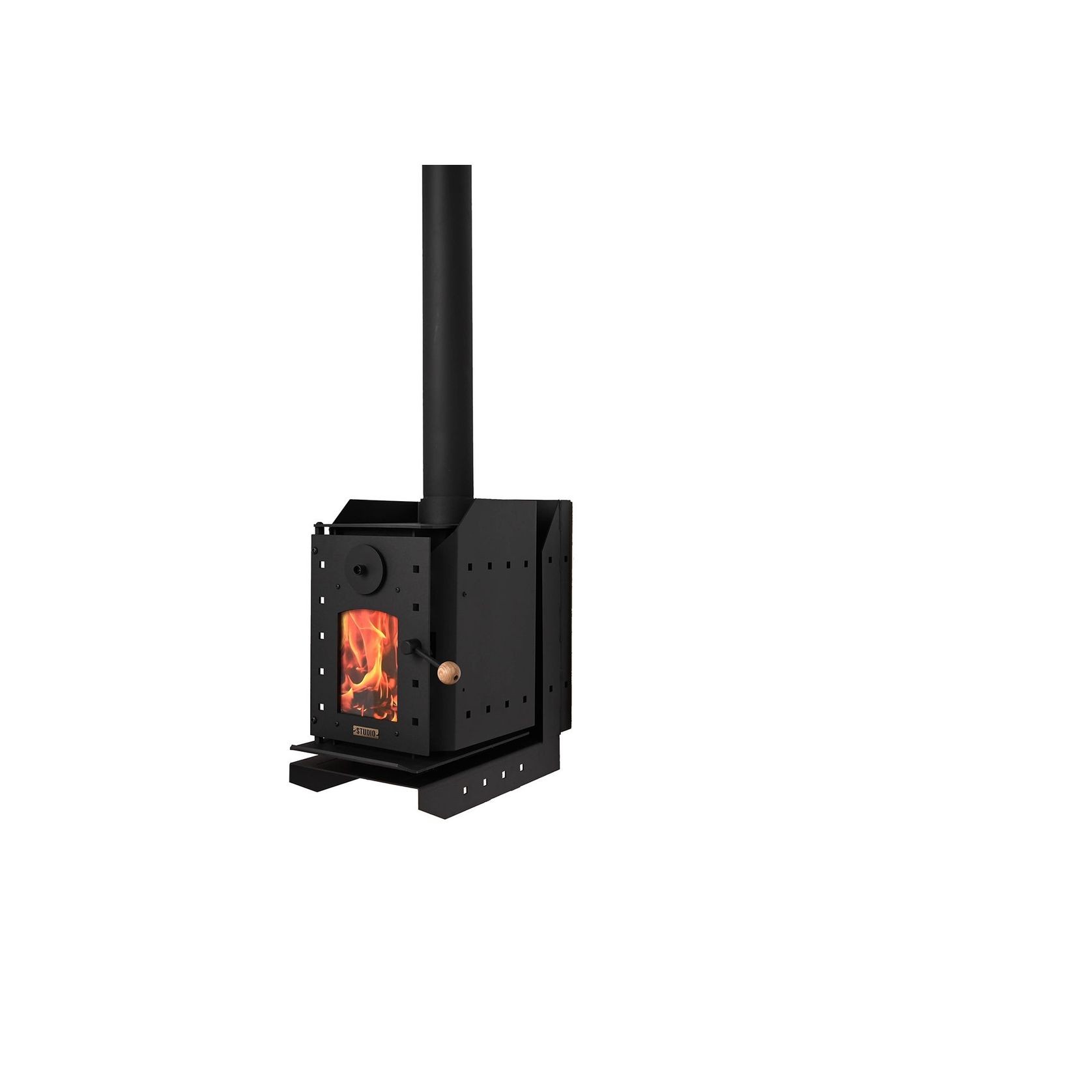 Warmington | Studio Compact - Log Box Fireplace gallery detail image