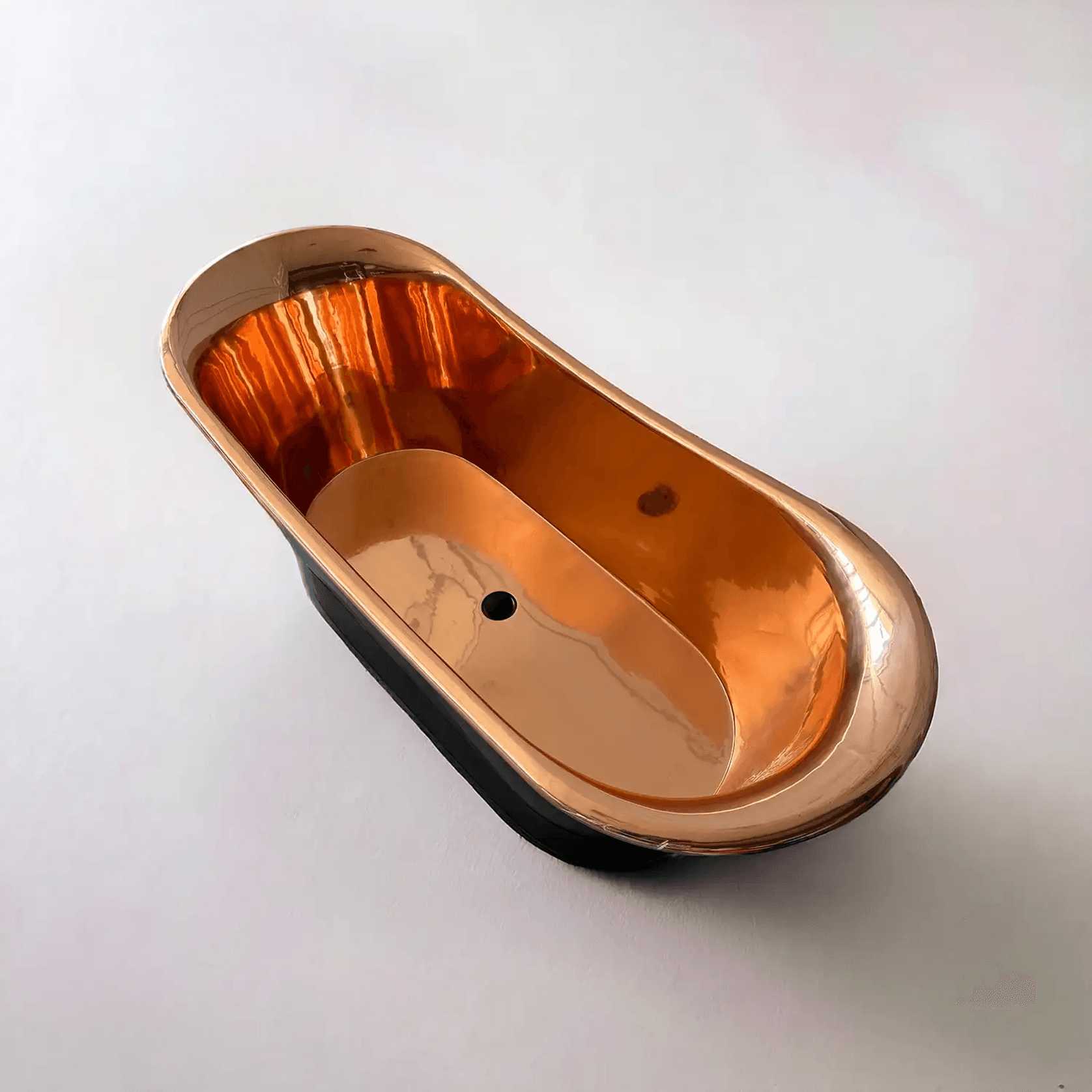 Antique “Matte Black” – Copper Bath gallery detail image