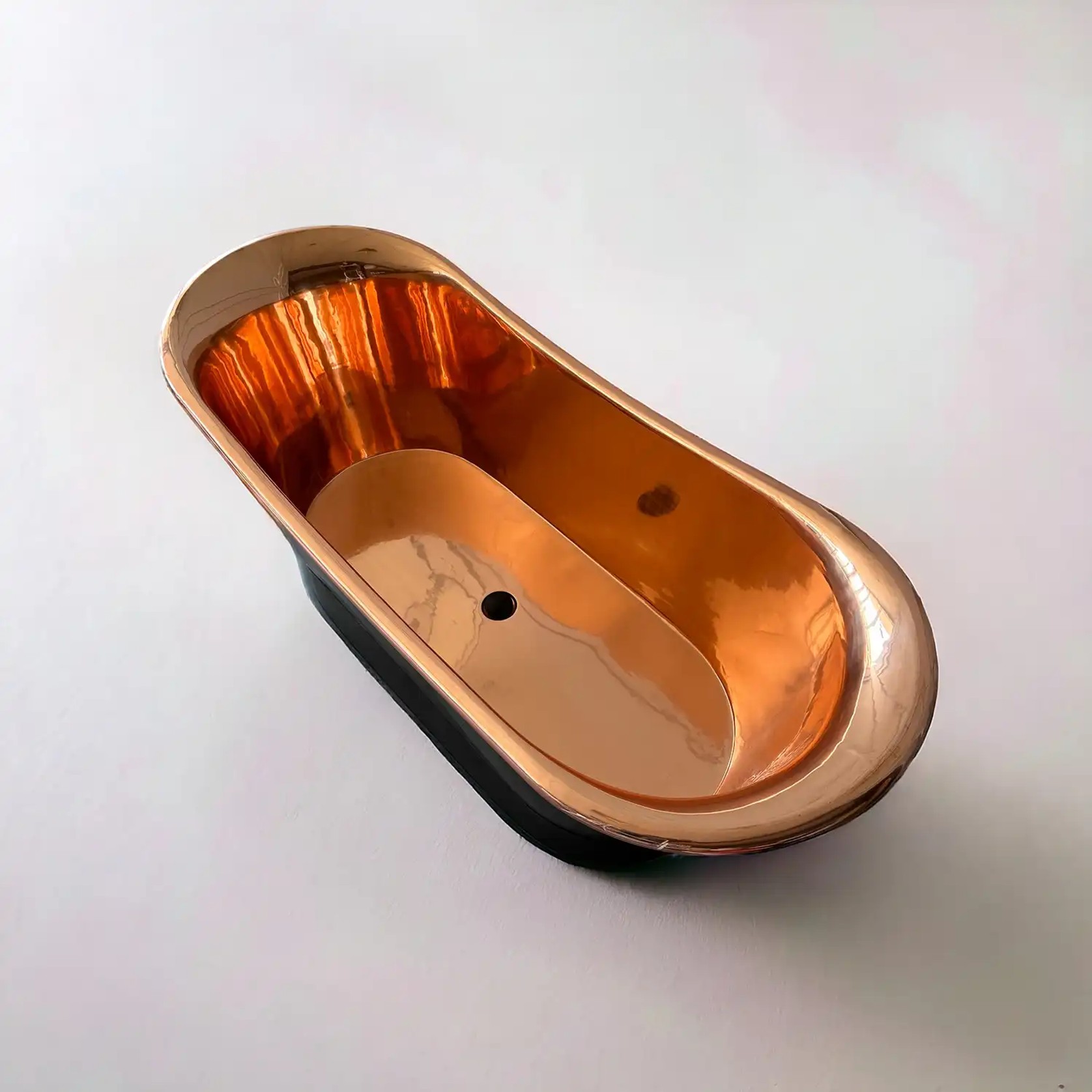 Antique “Matte Black” – Copper Bath gallery detail image