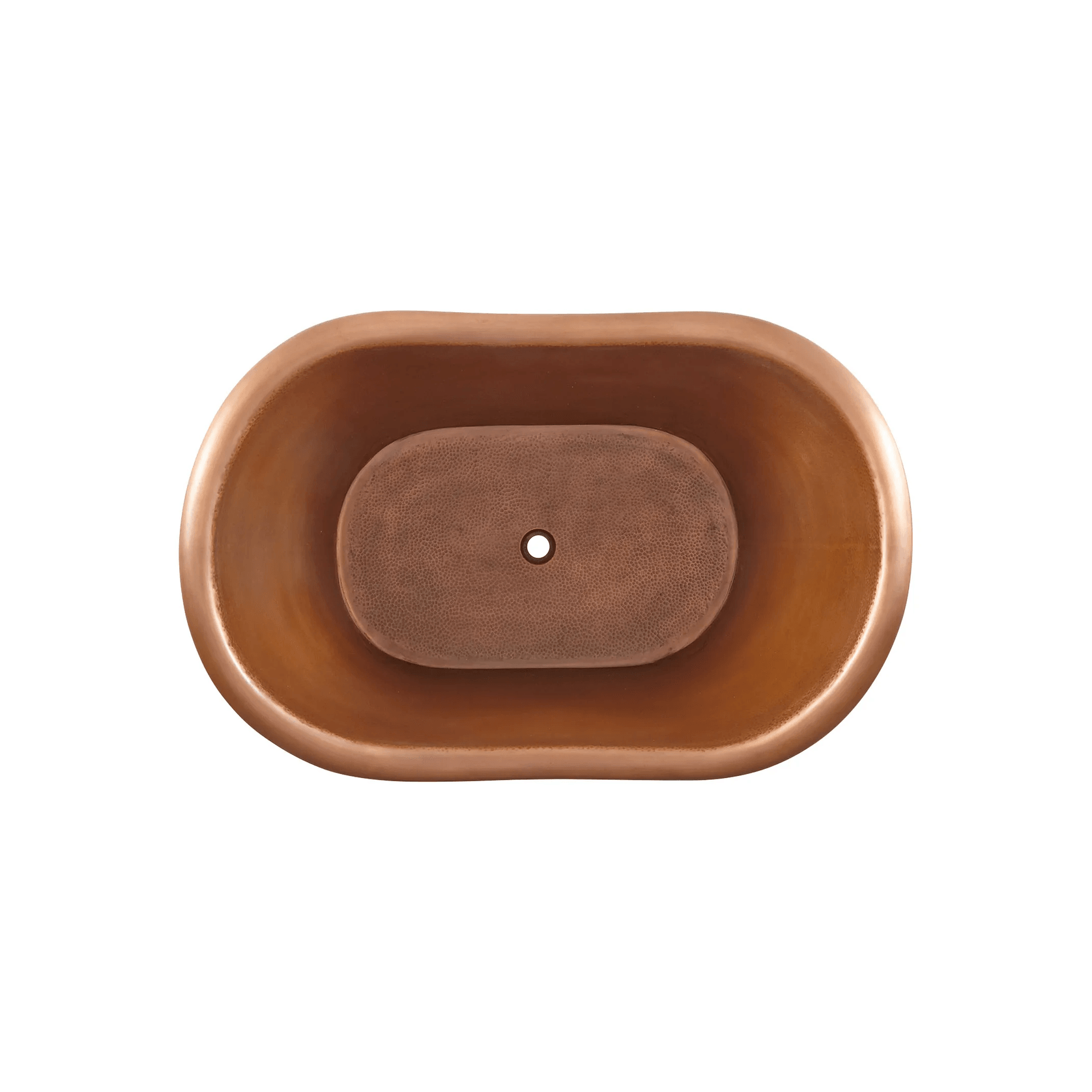 The Copper Bath Tub - Jaipur Hammered Double Slipper Clawfoot 1220mm -CB5025-D48 gallery detail image