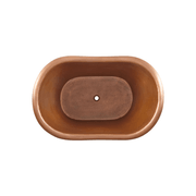 The Copper Bath Tub - Jaipur Hammered Double Slipper Clawfoot 1220mm -CB5025-D48 gallery detail image