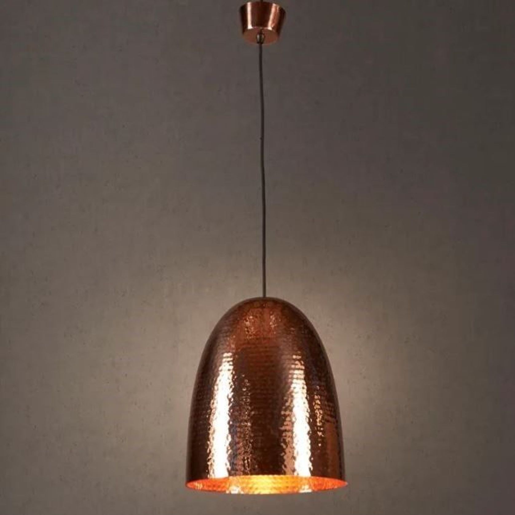 Niente Copper Pendant gallery detail image