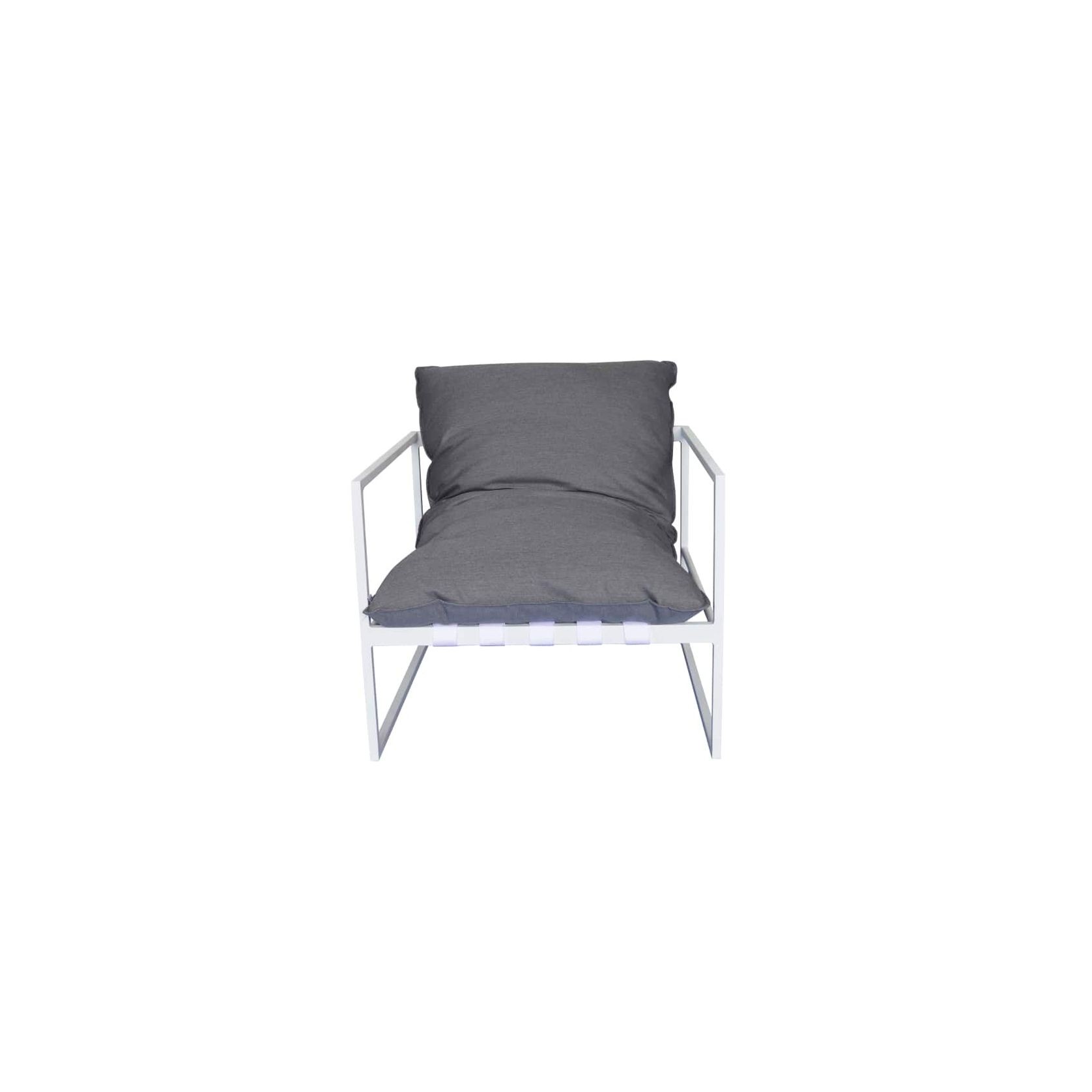 Coral Chair White/Charcoal gallery detail image