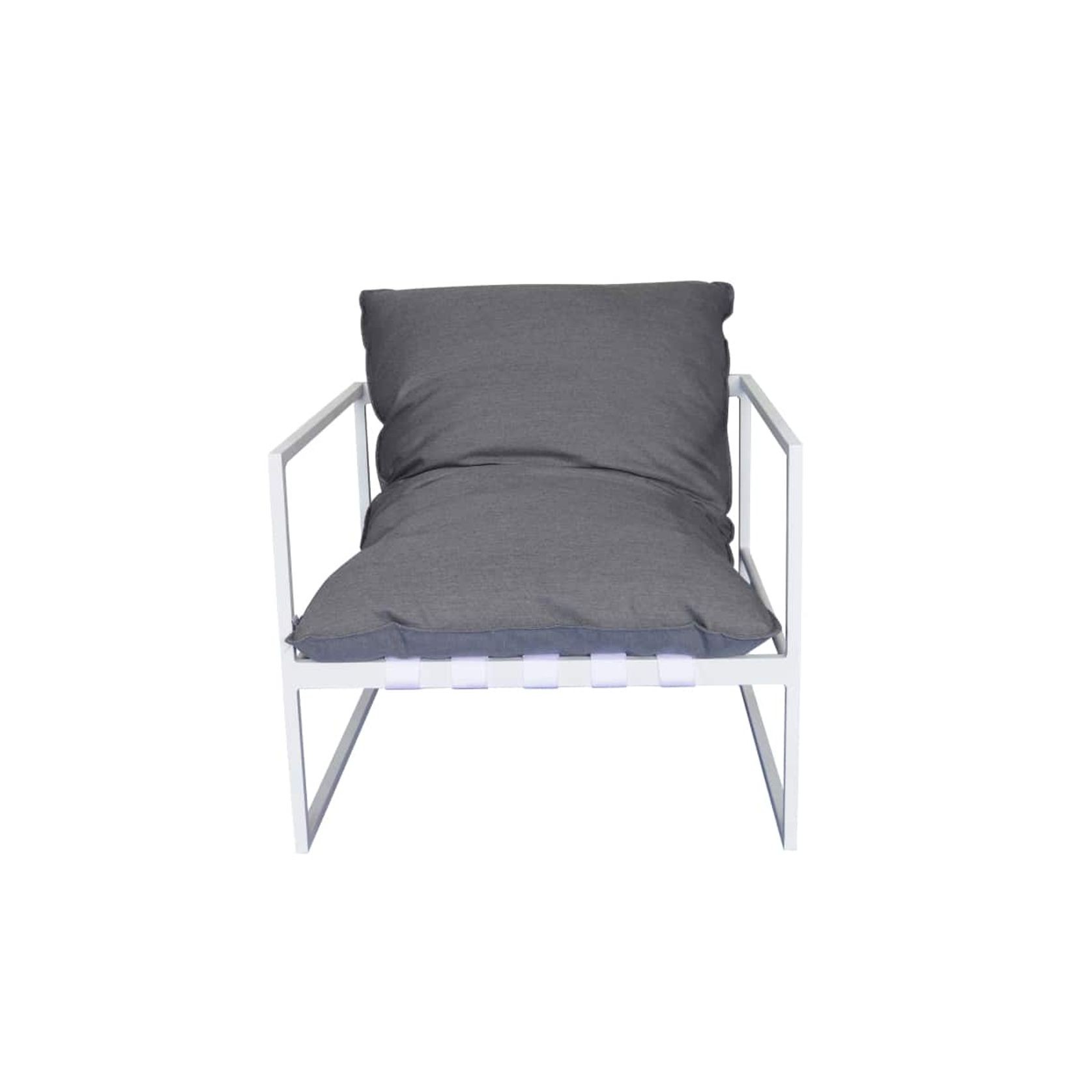 Coral Chair White/Charcoal gallery detail image
