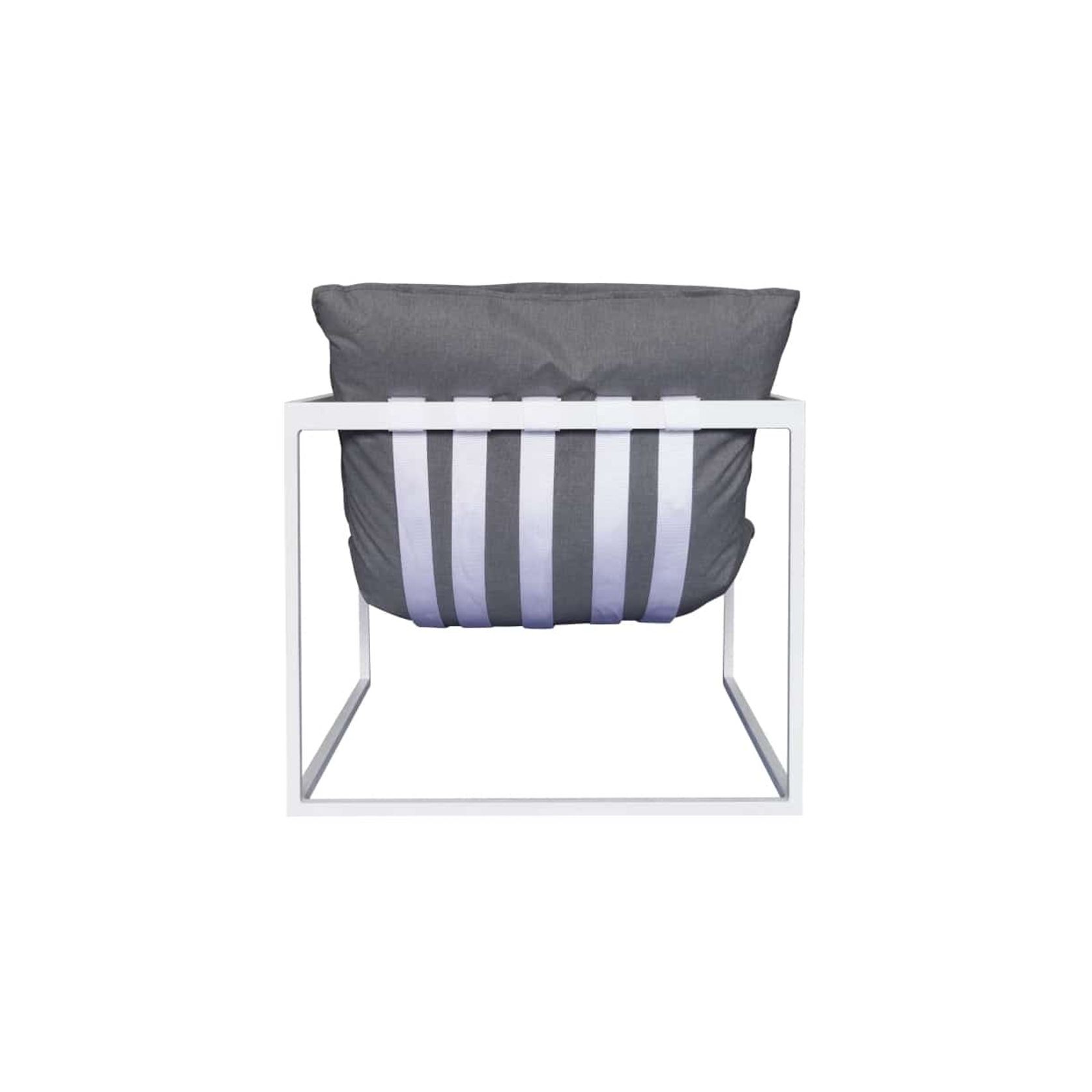 Coral Chair White/Charcoal gallery detail image