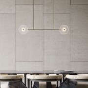 Coral Linear Rod Pendant ( Four Coral Pieces ) gallery detail image