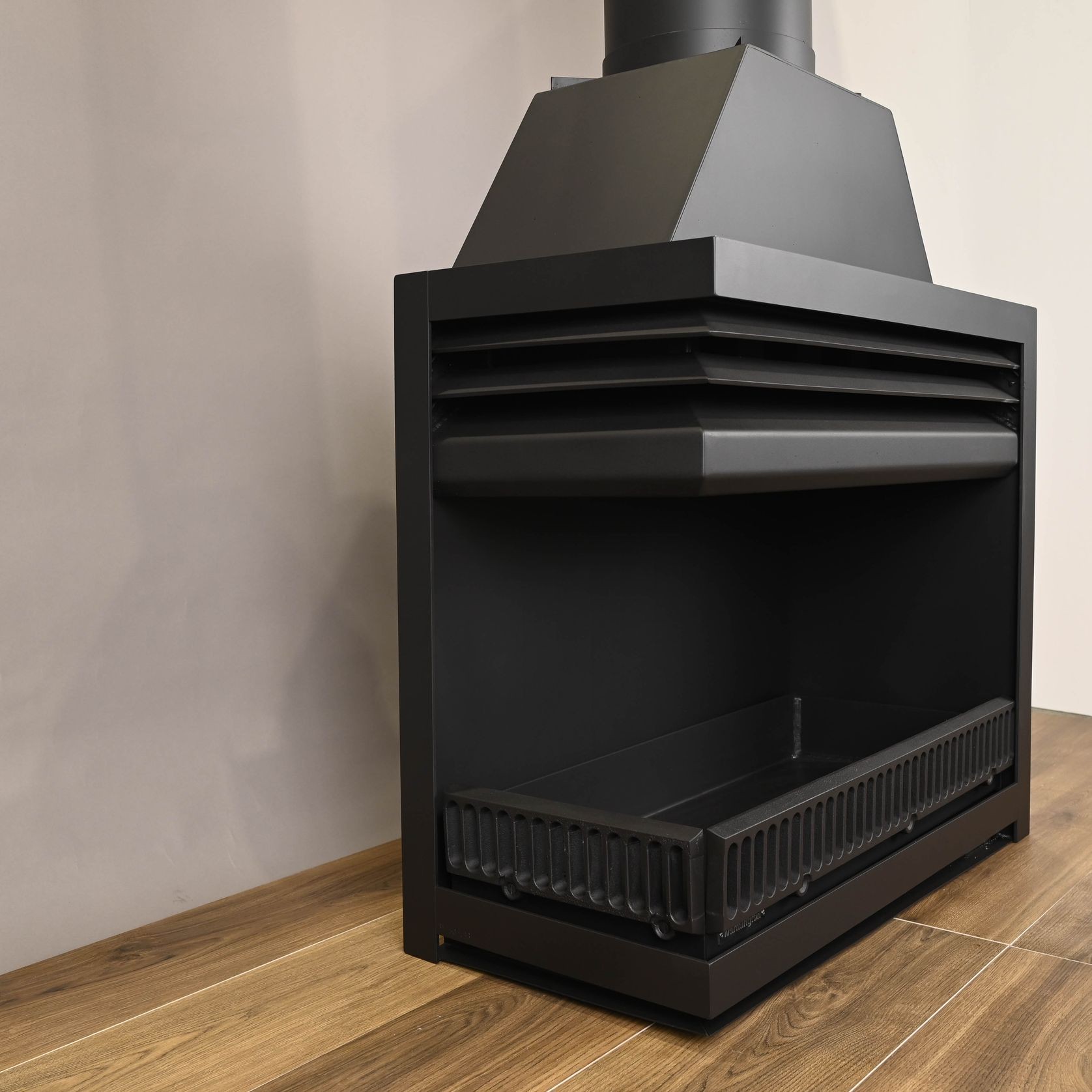Warmington | Indoor Wood Corner Fireplace gallery detail image
