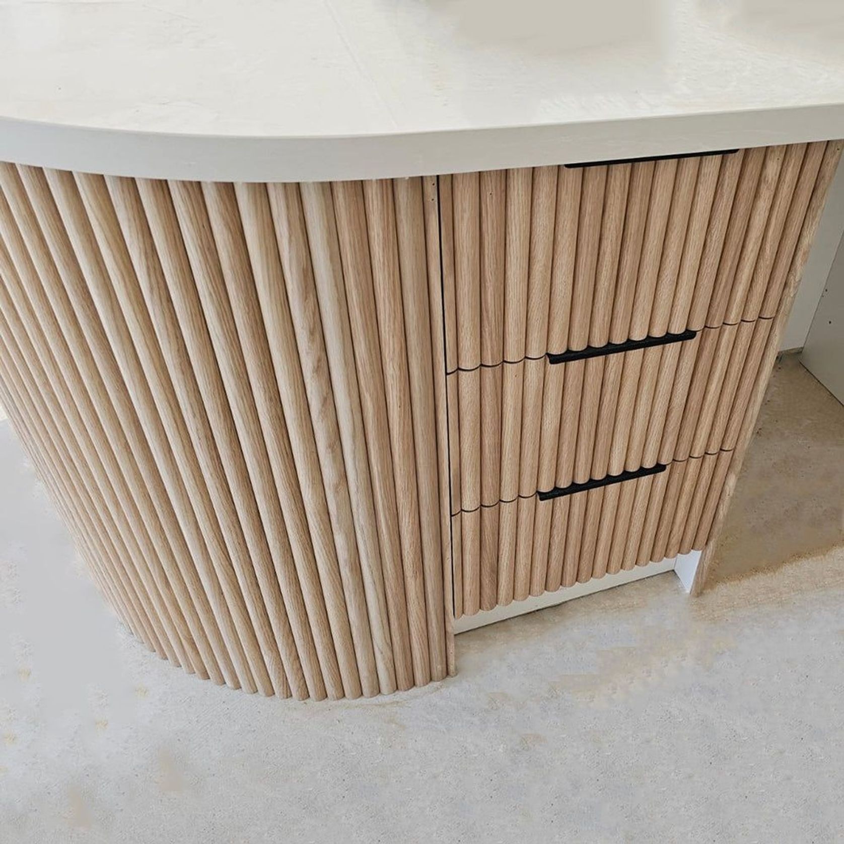 WOODFLEX Flexible Wooden Slat Under Bench Panel gallery detail image
