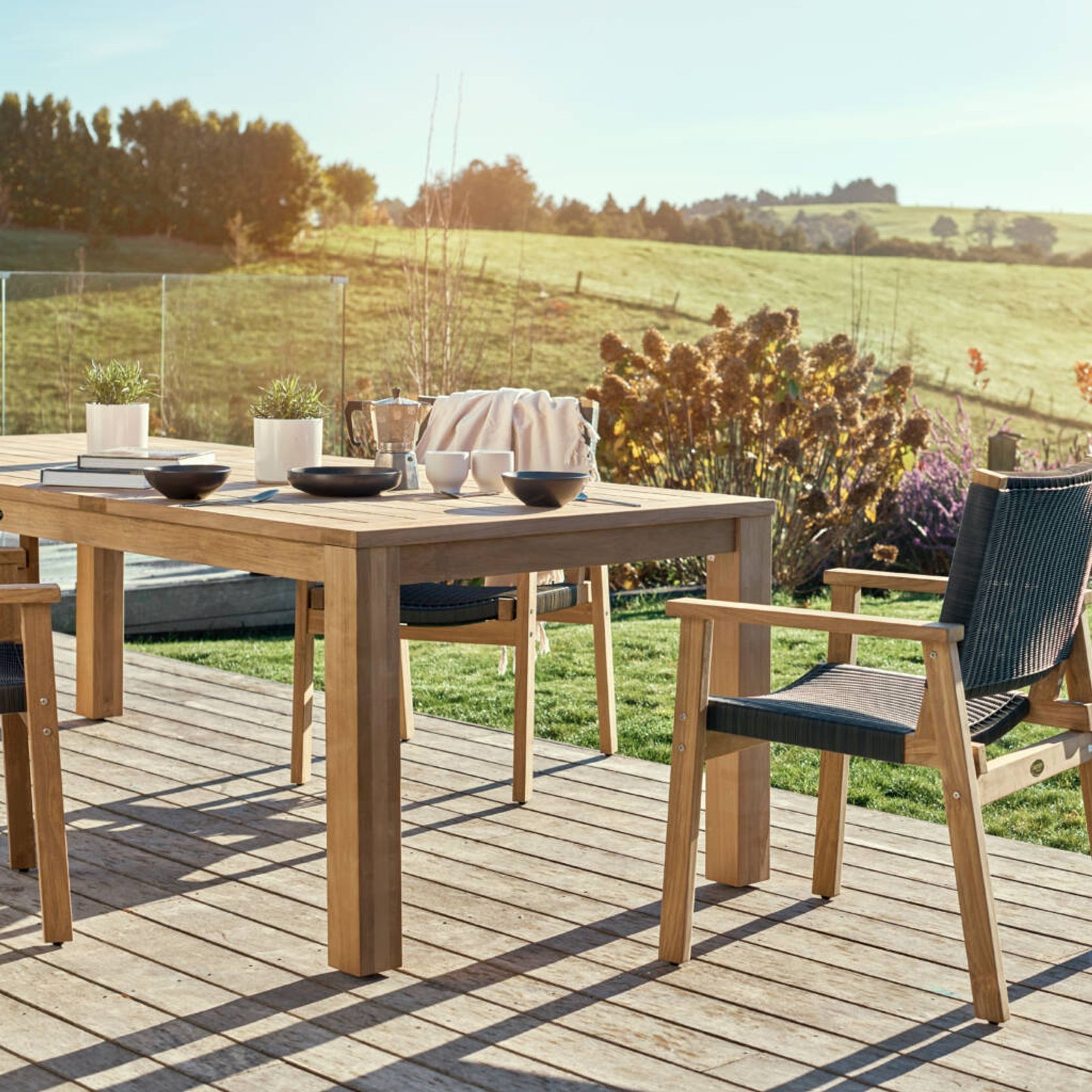 Couper Rectangle Medium Dining Table | Outdoor gallery detail image