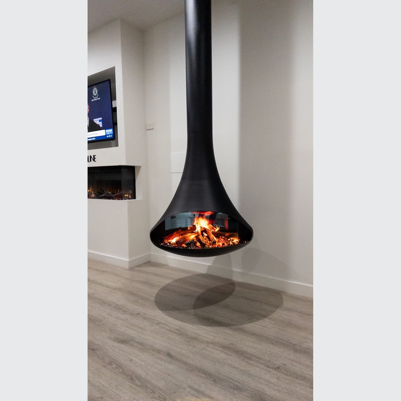 Visionline Emberglow Cove suspended Electric fire gallery detail image